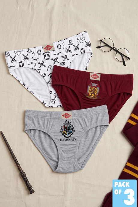 Lee Cooper Boys Harry Potter Briefs (Pack of 3) - Multicolor Buy Lee Cooper Boys Harry Potter Briefs (Pack of 3) - Multicolor